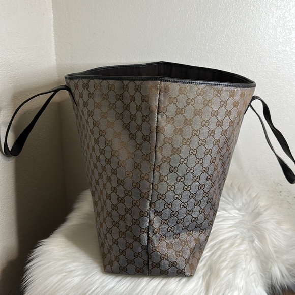 💯Authentic Gucci Large Tote Canvas🍀 - Picture 13 of 17